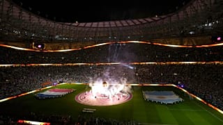 A Luszail stadion belülről