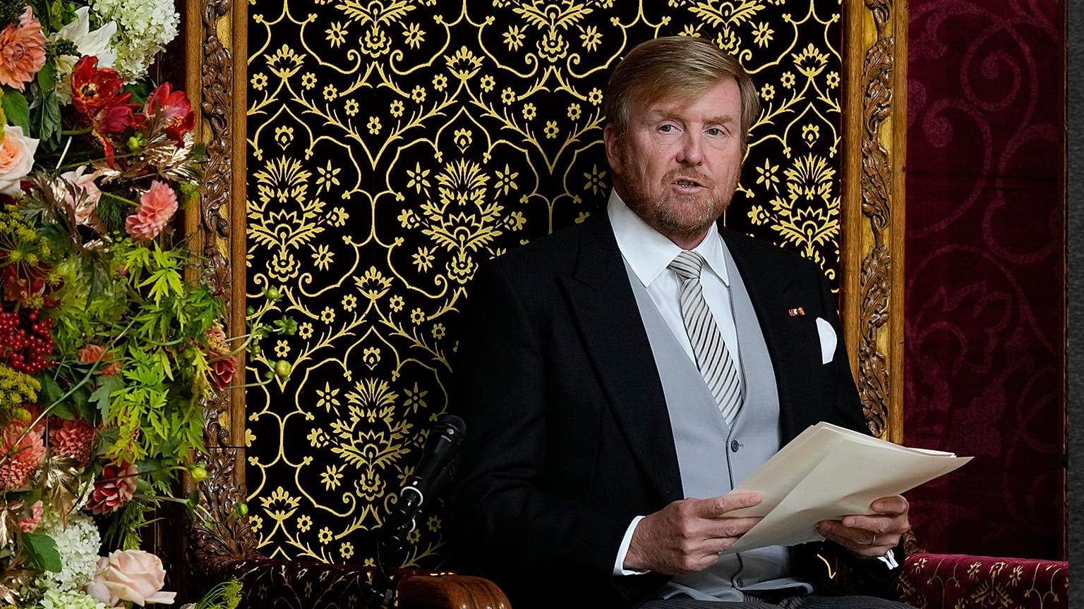 Dutch King Willem-Alexander marked the opening of the parliamentary year with a speech in The Hague, 21 September 2021