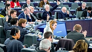 MEPs decided to suspend all pending legislation involving Qatar.