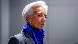 La présidente de la Banque centrale européenne à Francfort, en Allemagne, jeudi 15 décembre 2022.