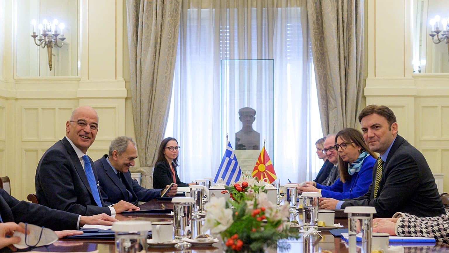Νίκος Δένδιας και Μπουγιάρ Οσμάνι