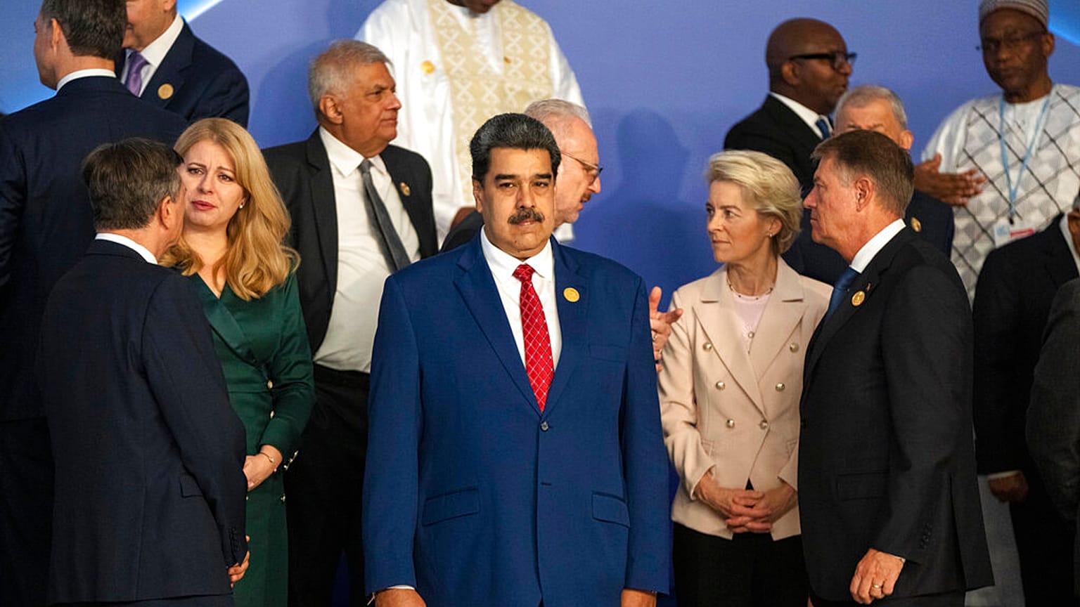 El presidente de Venezuela, Nicolás Maduro, en la Cumbre del Clima de la ONU COP27 en Sharm el-Sheikh, Egipto, 7 de noviembre de 2022.