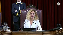 Meritxell Batet Lamaña, presidenta del Congreso de los Diputados, durante la sesión parlamentaria