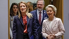 Roberta Metsola und Ursula von der Leyen (Aufnahme vom 15. Dezember 22)