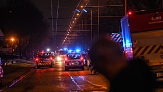 Пожар в пригороде Лиона