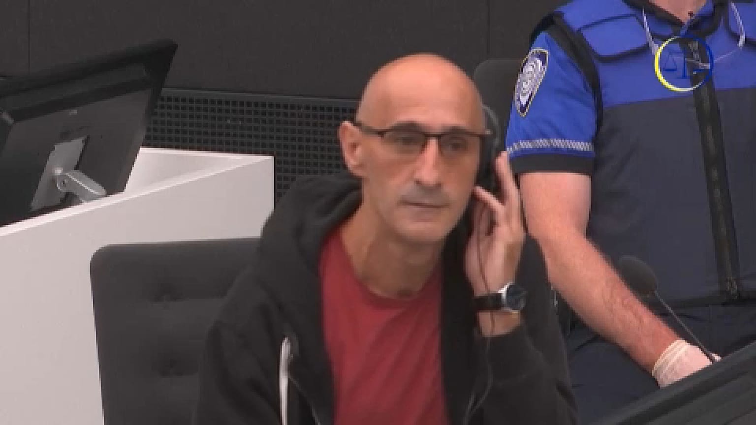 Il condannato Salih Mustafa. 