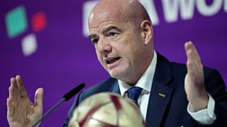 رئيس الاتحاد الدولي (فيفا) السويسري جاني إنفانتينو