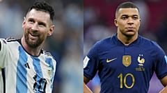 Montage  : Lionel Messi et Kylian Mbappe
