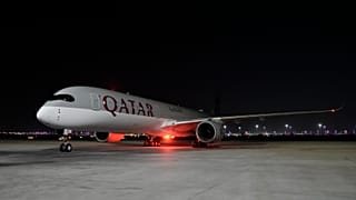طائرة تابعة للخطوط الجوية القطرية