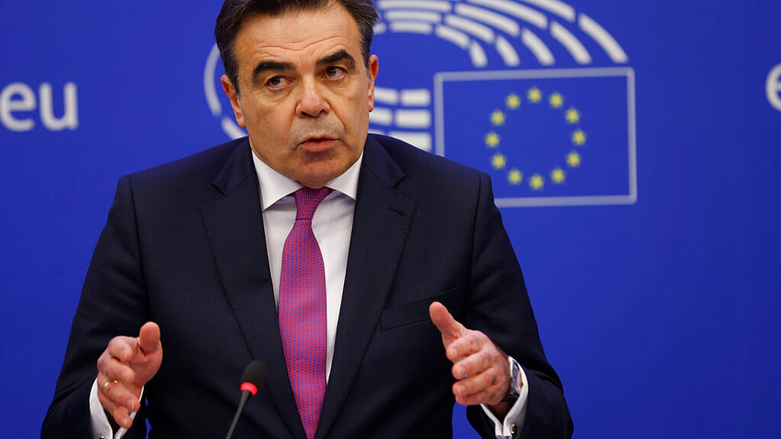 O αντιπρόεδρος της Ευρωπαϊκής Επιτροπής, αρμόδιος για την προώθηση του ευρωπαϊκού τρόπου ζωής, Μαργαρίτης Σχοινάς