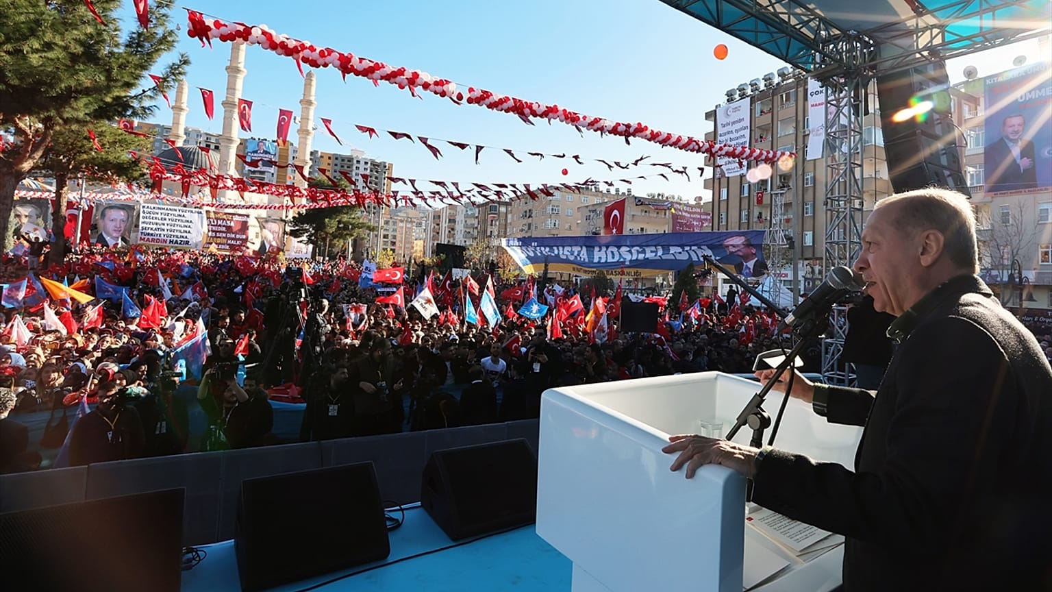 Cumhurbaşkanı Erdoğan Mardin'de konuştu