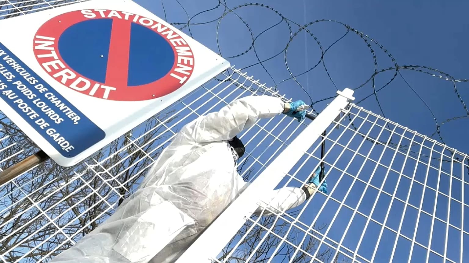 Activista de Exctintion Rebellion entran en la planta química de Arkema al sur de Lyon