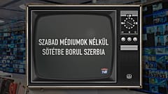 "Szabad médiumok nélkül sötétbe borul Szerbia" – a szerbiai Nova S és az N1 televízió 24 órán át nem sugárzott műsort