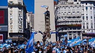 Freude in Buenos Aires über Sieg bei der WM