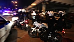 Μοτοσυκλετιστές της ελληνικής αστυνομίας - φώτο αρχείου