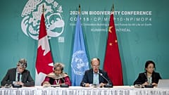 Συνεδριακό κέντρο όπου διεξάγεται η COP-15 στο Μόντρεαλ του Καναδά