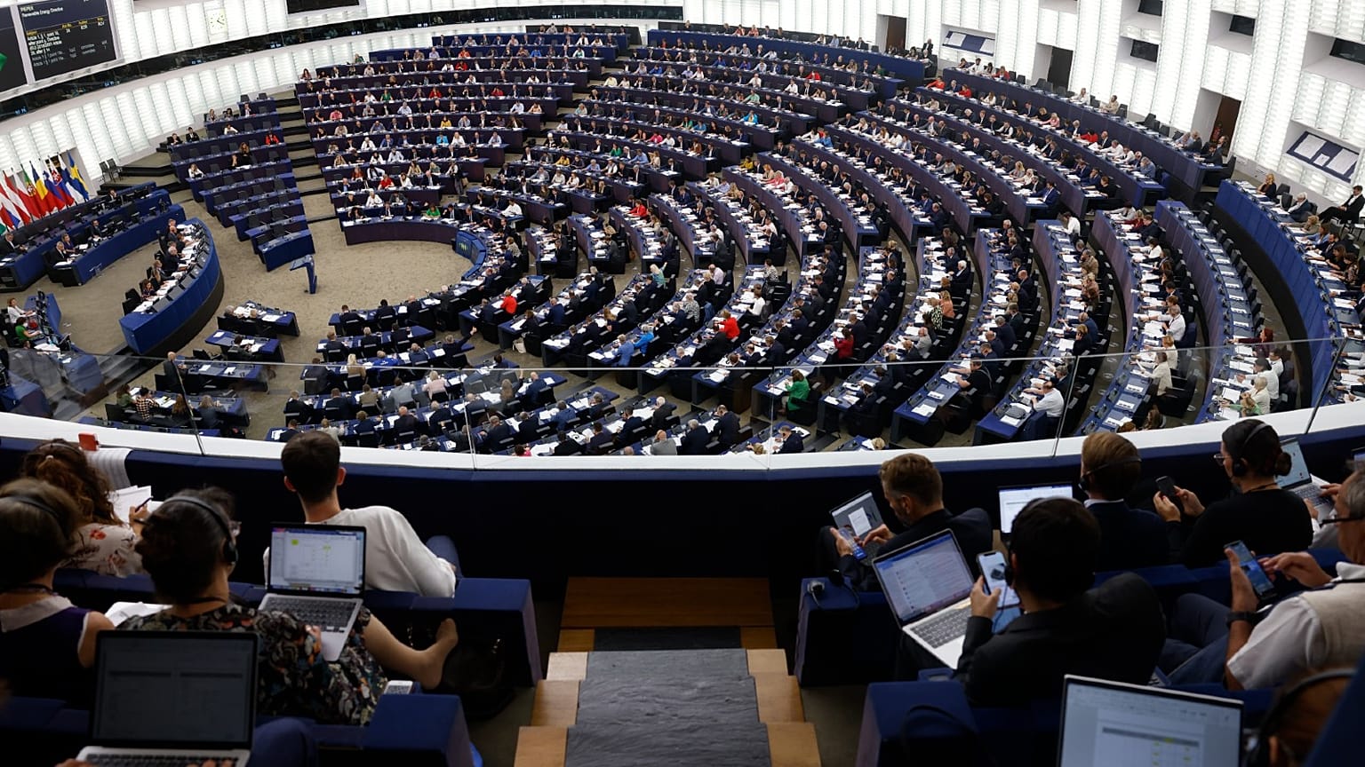 La sede del Parlamento Europeo en Estrasburgo.