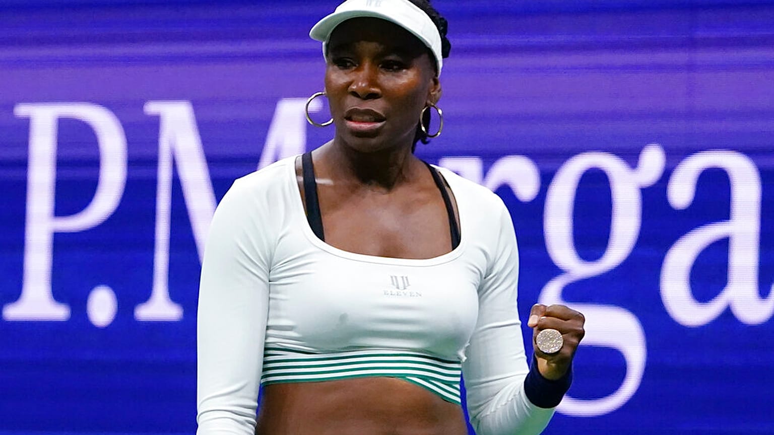 Venus Williams am 1. September 2022 im Doppel-Wettbewerb der US Open