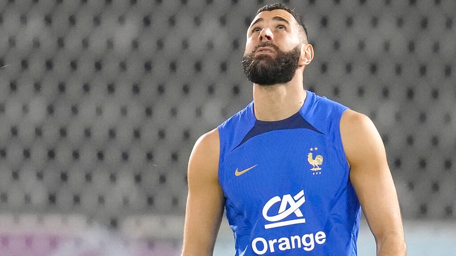 اللاعب الفرنسي كريم بن زيمة.