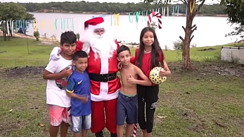 Santa Claus im Amazonas-Becken