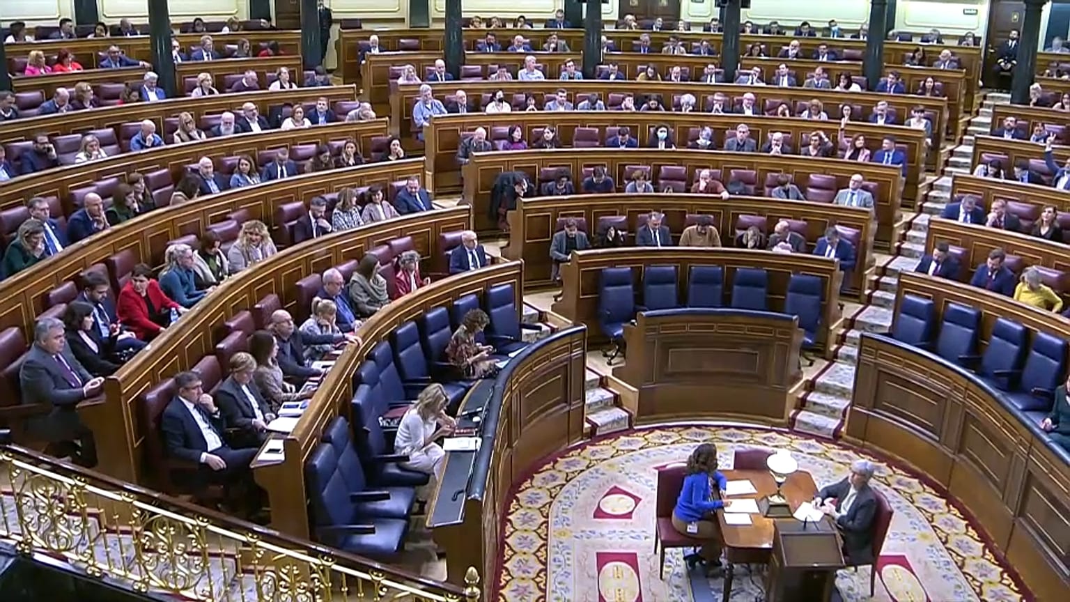 Congreso de los Diputados en Madrid (España).