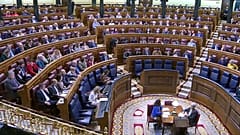 Congreso de los Diputados en Madrid (España).