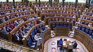 Congreso de los Diputados en Madrid (España).