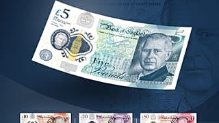 Ab 2024 wird das Gesicht von König Charles III. 5-, 10-, 20- und 50-Pfundscheine zieren.