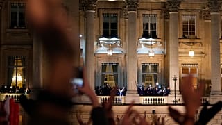 Les Bleus de retour en France accueillis par les fans français à Paris - 19.12.2022