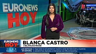 Blanca Castro presenta este martes Euronews Hoy.