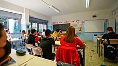 Σχολική τάξη γυμνασίου στη Ρώμη (φώτο αρχείου)