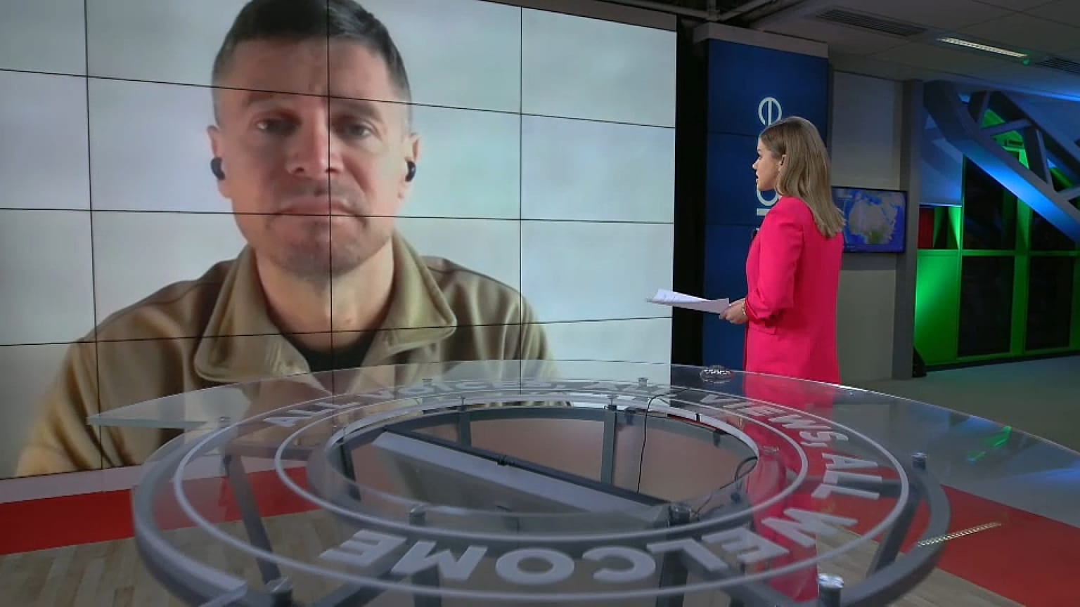 Yury Sak a ser entrevistado pela euronews
