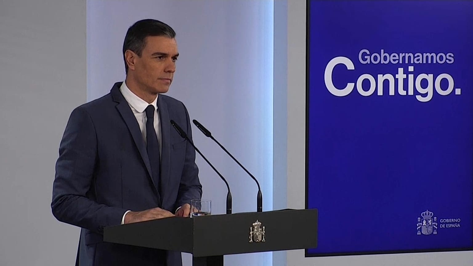 Pedro Sánchez, en su comparecencia de este martes sobre la decisión del Constitucional