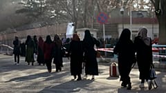Afganistan'da üniversite öğrencileri
