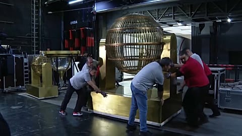 Preparation for this year's El Gordo prize draw in Spain
