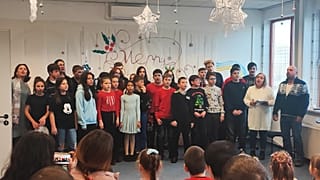 Ukrán gyerekek karácsonyi ünnepsége Budapesten