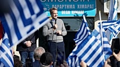 Ο πρωθυπουργός, Κυριάκος Μητσοτάκης στη Χειμάρρα