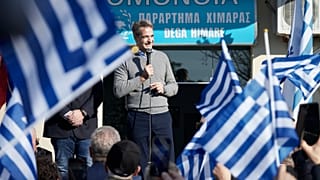 Ο πρωθυπουργός, Κυριάκος Μητσοτάκης στη Χειμάρρα