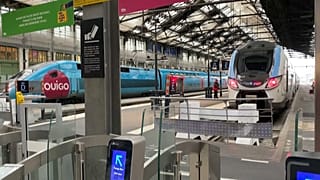 Ein Pariser Bahnhof an diesem Donnerstag