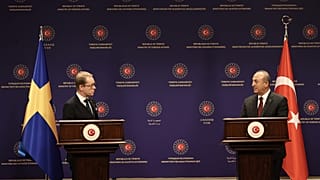 Dışişleri Bakanı Çavuşoğlu ve  İsveç Dışişleri Bakanı Billström Ankara'da ortak basın toplantısı düzenledi