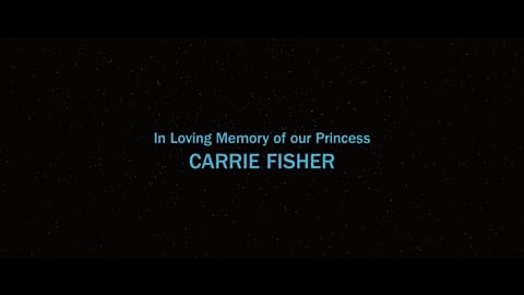 Tribute to Carrie Fisher, who died 6 years ago today