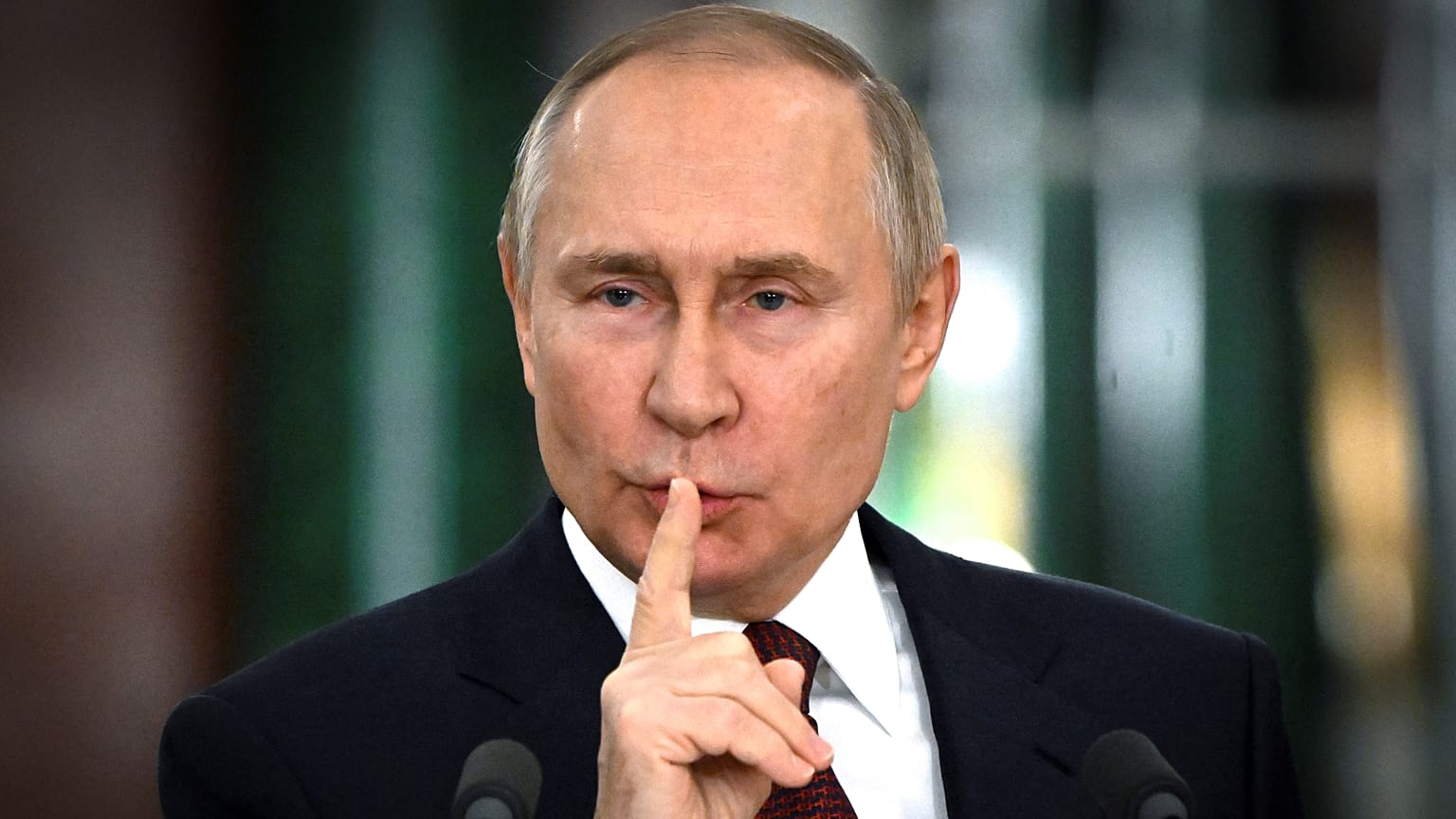 Vlagyimir Putyin a Kremlben 2022. december 22-én