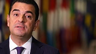 O Έλληνας υπουργός Ενέργειας και Περιβάλλοντος Κώστας Σκρέκας