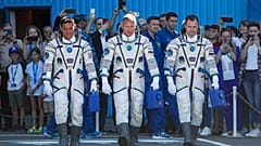 Soyuz kapsülü ile uzaya giden Rus kozmonotlar