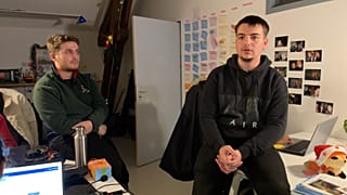 Lucas Fugeard et Axel De-Smeytere de Nightline
