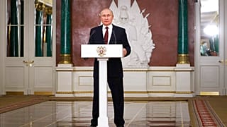 ¨Wladimir Putin vor dem Nationalen Sicherheitsrat