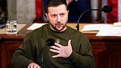 In seiner viel beachteten Rede vor dem US-Kongress warb Selenskyj zuletzt für mehr Unterstützung für seine Land durch die USA