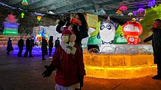 Látogatók a chilei lámpásfesztiválon 2022-ben - képünk illusztráció