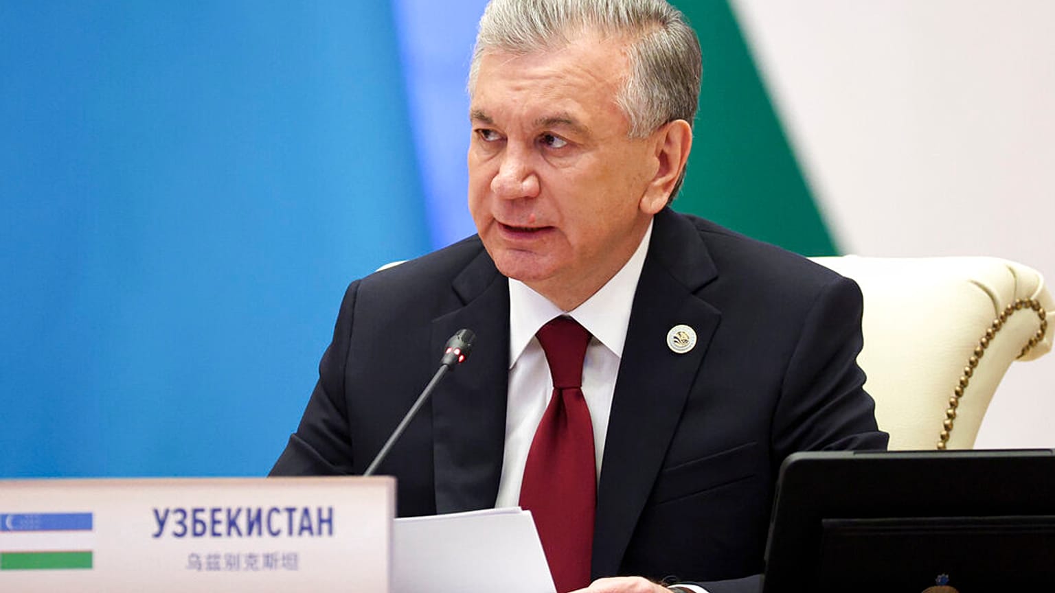 Özbekistan Cumhurbaşkanı Şevket Mirziyoyev