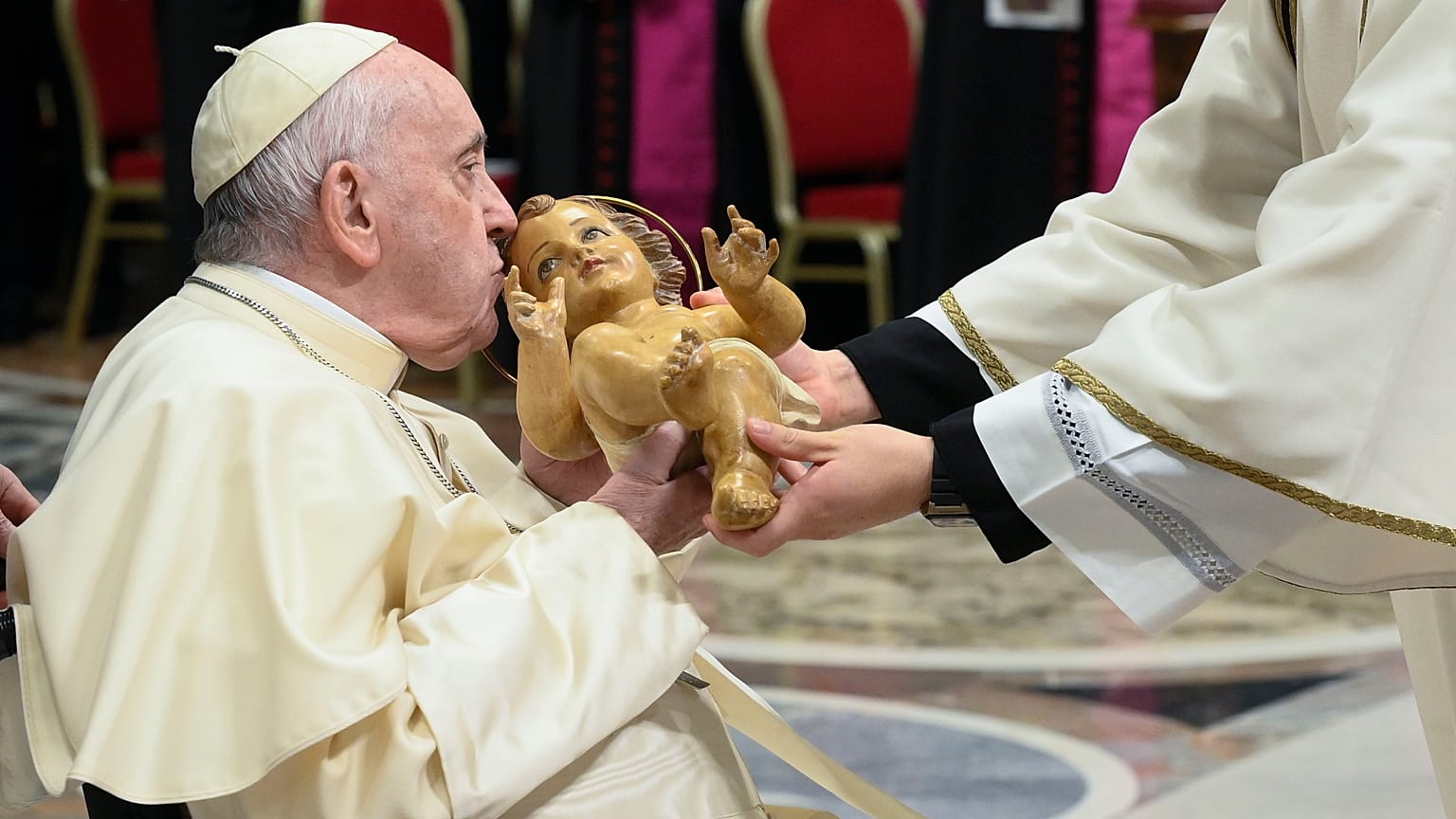 Zur traditionellen Christmette waren in diesem Jahr wieder tausende Menschen gekommen.